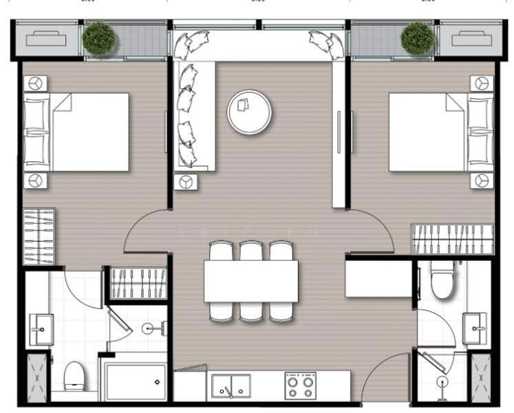Noble Form Thonglor, Bangkok, Sukhumvit 55, Khlong Tan Nua, Watthana, Bangkok, 2 Bedrooms, 65 sqm, Condo For Rent, by Eric Fu, 500633659 - DDproperty.com
