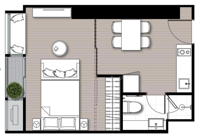 Noble Form Thonglor, Bangkok, Sukhumvit 55, Khlong Tan Nua, Watthana, Bangkok, 1 Bedroom, 33 sqm, Condo For Rent, by Eric Fu, 500633708 - DDproperty.com