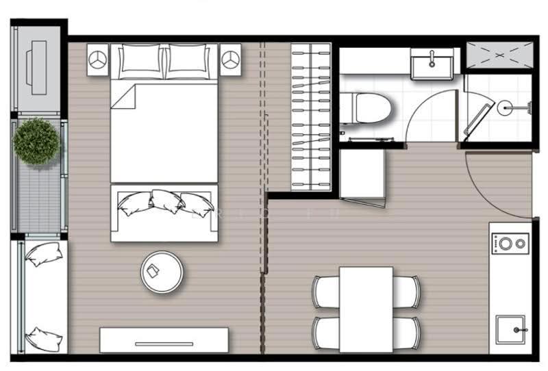 Noble Form Thonglor, Bangkok, Sukhumvit 55, Khlong Tan Nua, Watthana, Bangkok, 1 Bedroom, 33 sqm, Condo For Rent, by Eric Fu, 500633781 - DDproperty.com