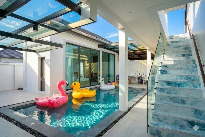 8R0938 Pool villa for rent 4 bedroom 4 bathroom 120,000/month at chalong have fully furnished, Phuket, Chalong, Muang Phuket, Phuket, 4 Bedrooms, 250 sqm, Villa For Rent, by PK LIFE Property, 500634290 - DDproperty.com
