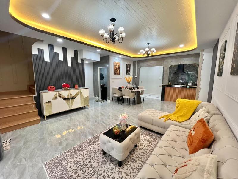 The Trust Town Wongwaen – Lam Luk Ka, Pathum Thani, Soi Bueng Kham Proi, Bung Kham Proi, Lam Luk Ka, Pathum Thani, 3 Bedrooms, 80 sqm, Townhouse For Sale, by นภัสศรณ์ วงศ์สินไทยกร (นันท์), 500634366 - DDproperty.com
