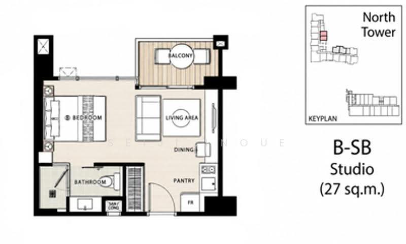 The Riviera Wongamat, Chon Buri (Pattaya), Na Kluea 16 Alley, Na Kloe, Bang Lamung (Pattaya), Chon Buri (Pattaya), Studio, 27 sqm, Condo For Sale, by Seiji Inoue, 500634433 - DDproperty.com