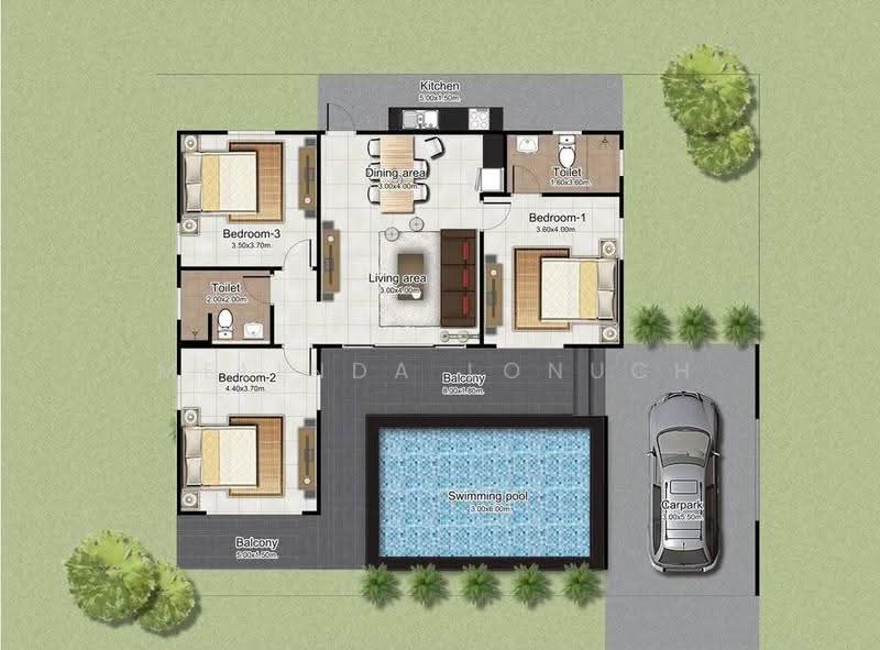 3-BR House, Prachuap Khiri Khan, Hua Hin, Prachuap Khiri Khan, 3 Bedrooms, 123 sqm, Single Detached House For Sale, by Melinda Lonuch, 500635114 - DDproperty.com