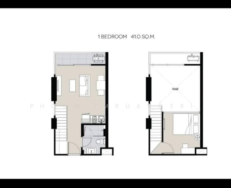 Maru Ekkamai 2, Bangkok, 70-5 Sukhumvit 63 Road, Phra Kanong Nua, Watthana, Bangkok, 1 Bedroom, 43 sqm, Condo For Sale, by Phoom Imruangsri, 500636006 - DDproperty.com