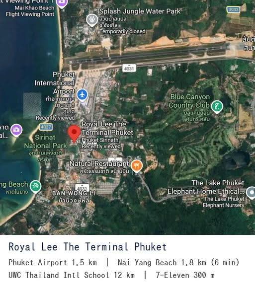 Royal Lee The Terminal Phuket : รอยัล ลี เดอะ เทอมินอล ภูเก็ต, ภูเก็ต, 131 หมู่ 1, สาคู, ถลาง, ภูเก็ต, 31 ตร.ม., คอนโด ขาย, โดย Netsanthiah Ai, 500636426 - DDproperty.com