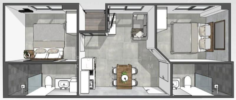 NOON Village Tower 2, Phuket, Chalong, Muang Phuket, Phuket, 2 Bedrooms, 48 sqm, Condo For Sale, by Puttirat Kleebyam, 500636439 - DDproperty.com