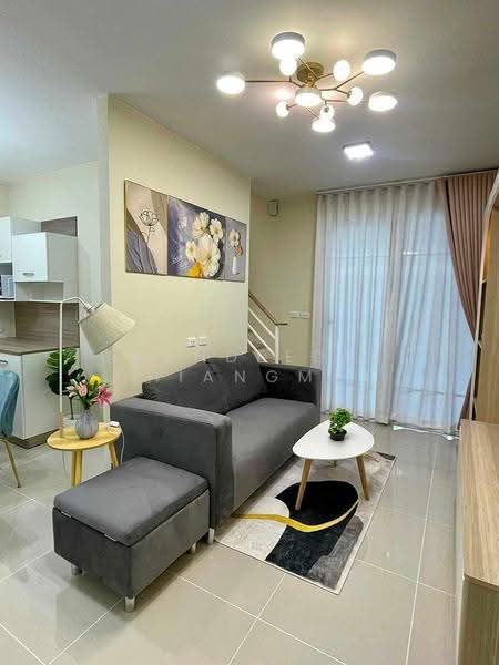 Townhome for rent near Meechok Plaza, Chiang Mai Rental Price: 22,000 THB / month Property No.5H482, Chiang Mai, Fa Ham, Muang Chiang Mai, Chiang Mai, 2 Bedrooms, 100 sqm, Townhouse For Rent, by Baandeedee Chiangmai, 500636608 - DDproperty.com