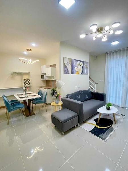 Townhome for rent near Meechok Plaza, Chiang Mai Rental Price: 22,000 THB / month Property No.5H482, Chiang Mai, Fa Ham, Muang Chiang Mai, Chiang Mai, 2 Bedrooms, 100 sqm, Townhouse For Rent, by Baandeedee Chiangmai, 500636608 - DDproperty.com
