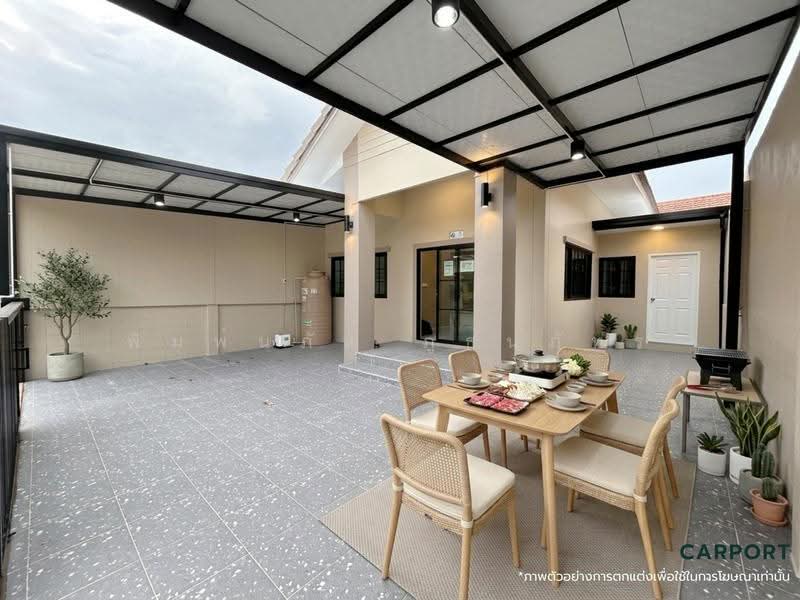 Renovated Single-Storey Home: Ratchaphruek 2, Pathum Thani, Pathum Thani, ถนนเลียบคลองสาม, Khlong Sam, Khlong Luang, Pathum Thani, 3 Bedrooms, 146 sqm, Townhouse For Sale, by พิมพ์นภัส ภูธนภัทร, 500636643 - DDproperty.com