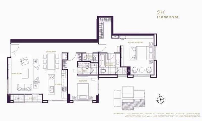 The XXXIX By Sansiri, Bangkok, 300 Soi Sukhumvit 39, Khlong Tan Nua, Watthana, Bangkok, 2 Bedrooms, 120 sqm, Condo For Rent, by Sarttra Wang, 500636884 - DDproperty.com