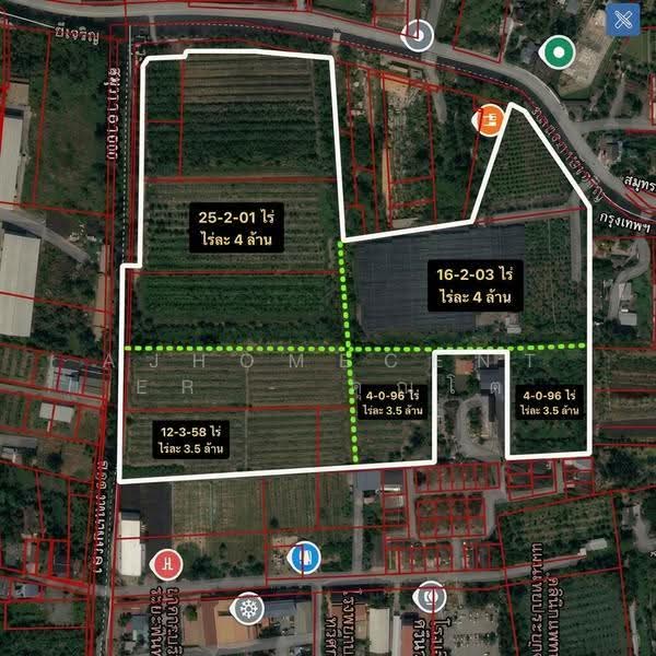 ที่ดินเปล่า64-1-49.3ไร่ หน้าวัดศรีนวล, กรุงเทพ, หนองแขม, กรุงเทพ, 102,996 ตร.ม., ที่ดิน ขาย, โดย AJHOMECENTER - คุณโต, 500637108 - DDproperty.com