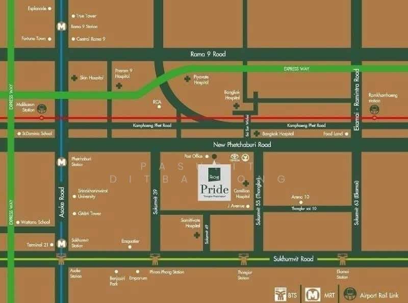 The Niche Pride Thonglor-Phetchaburi : เดอะ นิช ไพรด์ ทองหล่อ-เพชรบุรี, กรุงเทพ, ถนน เพชรบุรีตัดใหม่, บางกะปิ, ห้วยขวาง, กรุงเทพ, 36 ตร.ม., คอนโด ให้เช่า, โดย Pasupit Ditbanjong, 500637980 - DDproperty.com