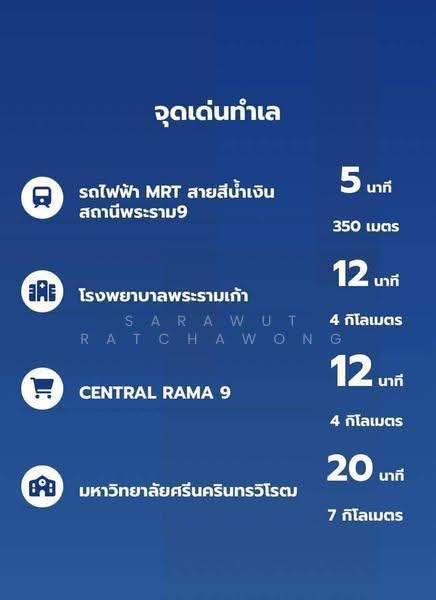 KnightsBridge Space Rama 9, Bangkok, 533 Thanon Asok, Din Daeng, Bangkok, 1 Bedroom, 45 sqm, Condo For Sale, by Sarawut Ratchawong, 500638177 - DDproperty.com