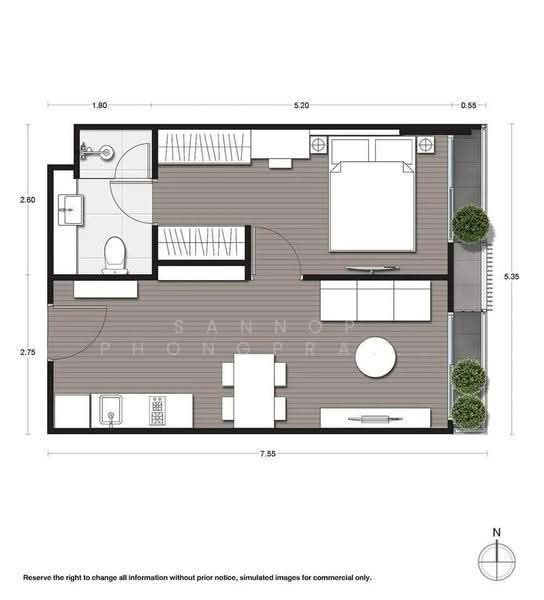 Noble Ambience Sukhumvit 42, Bangkok, 55 Suk Chai Alley, Khong Tan, Khlong Toei, Bangkok, 1 Bedroom, 38 sqm, Condo For Sale, by Sannop Phongpraphan, 500638638 - DDproperty.com