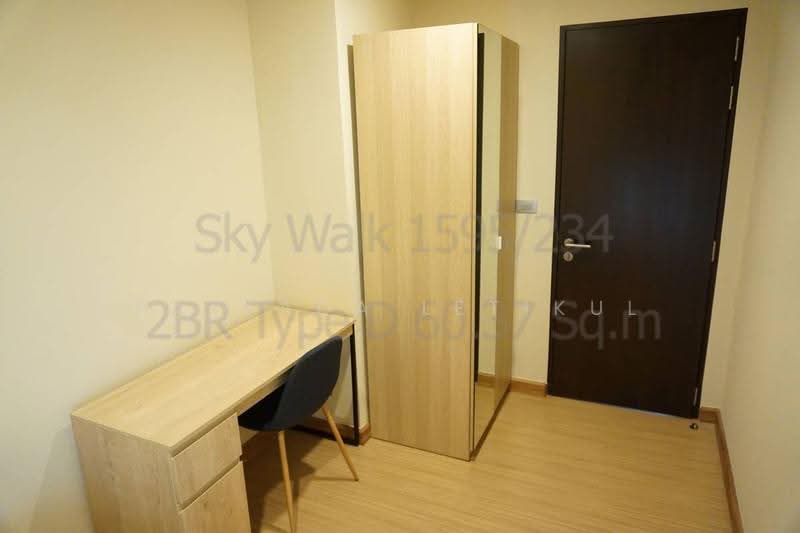 Sky Walk Residences, Bangkok, 1599 Sukhumvit Road, Phra Kanong Nua, Watthana, Bangkok, 2 Bedrooms, 60 sqm, Condo For Rent, by Pattada Letikul, 500638721 - DDproperty.com