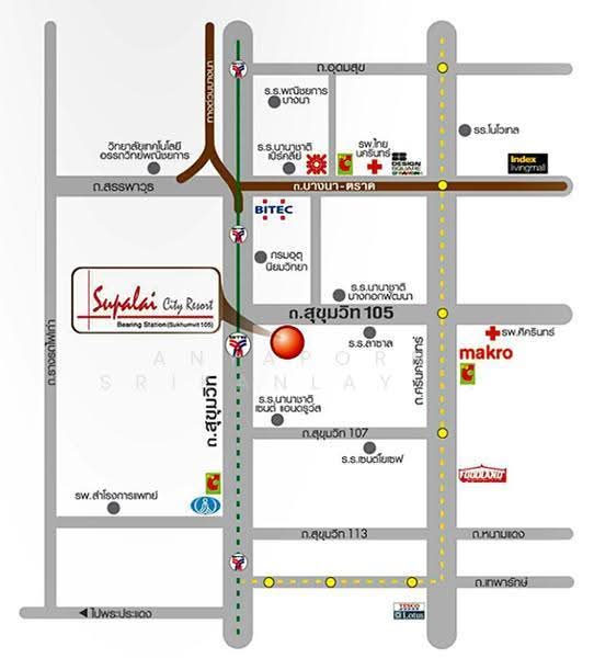 Supalai City Resort Bearing Station, Bangkok, 128 Sukhumvit, Bang Na, Bangkok, 1 Bedroom, 42 sqm, Condo For Rent, by Anyaporn Srikanlayanabut, 500638750 - DDproperty.com