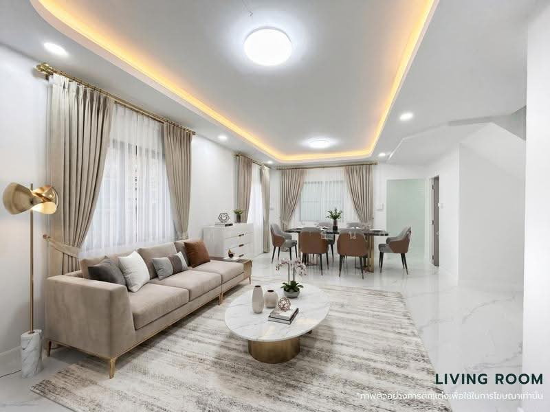 Baan Pruksa C, Pathum Thani, Khlong Sam, Khlong Luang, Pathum Thani, 3 Bedrooms, 96 sqm, Townhouse For Sale, by พิมพ์นภัส ภูธนภัทร, 500639140 - DDproperty.com