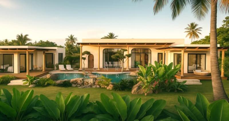 Chic 3 Bed Balinese Style Pool Garden Villas in Bangpor, Surat Thani, Mae Nam, Ko Samui, Surat Thani, 3 Bedrooms, 347 sqm, Villa For Sale, by Conrad Properties, 500639400 - DDproperty.com