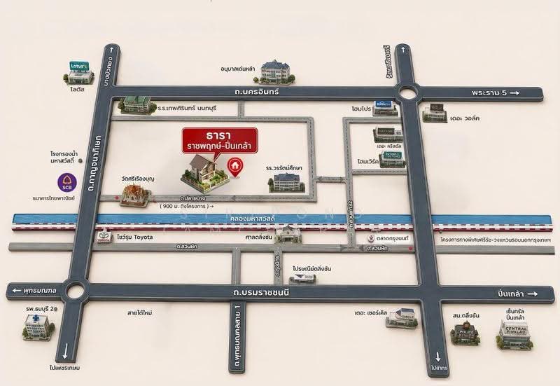 TARA Ratchaphruek-Pinklao, Nonthaburi, Plai Bang Road, Mahasawat, Bang Kruai, Nonthaburi, 3 Bedrooms, 237 sqm, Single Detached House For Sale, by Siripong Iamcharas, 500639544 - DDproperty.com