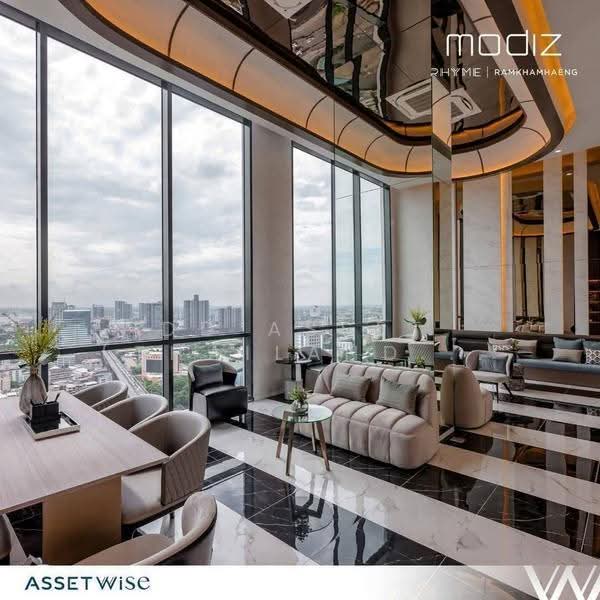 Modiz Rhyme Ramkhamhaeng, Bangkok, Ramkhamhaeng Road, Hua Mak, Bang Kapi, Bangkok, 1 Bedroom, 26 sqm, Single Detached House For Rent, by DD Asset (Thailand) Co.,Ltd, 500639584 - DDproperty.com