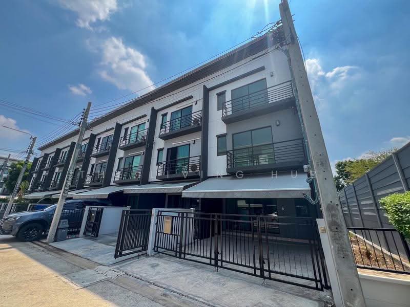 Baan Klang Muang Ratchaphruek - Rattanathibet, Nonthaburi, Soi Yothathikan, Nonthaburi 2023, Bang Rak Yai, Bang Bua Thong, Nonthaburi, 3 Bedrooms, 145 sqm, Townhouse For Sale, by THE LIVING HUB, 500639956 - DDproperty.com
