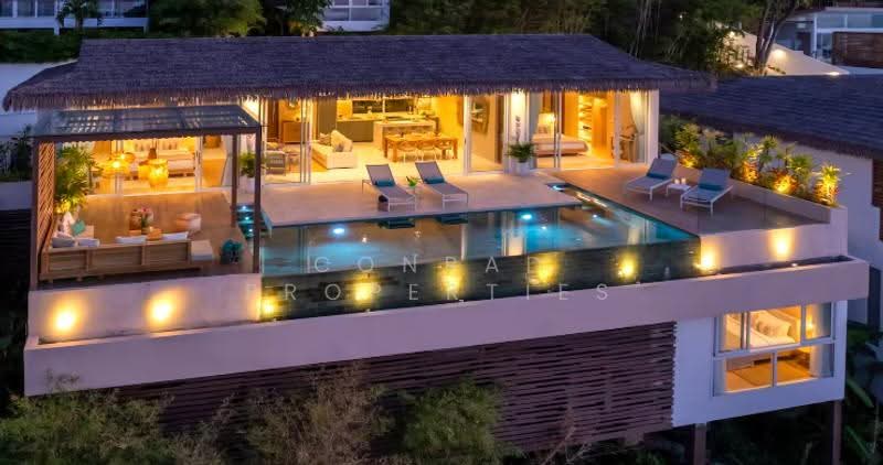 Contemporary Luxury 3 Bed Sea View Villa in Bangpor, สุราษฎร์ธานี, แม่น้ำ, เกาะสมุย, สุราษฎร์ธานี, 228 ตร.ม., วิลล่า ขาย, โดย Conrad Properties, 500640749 - DDproperty.com