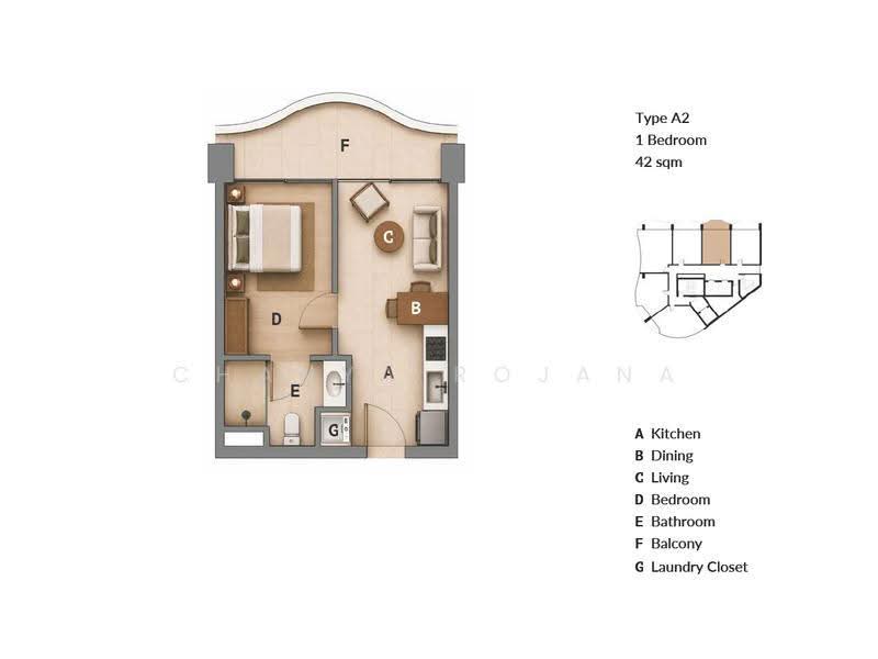 Elegance Residence, Chon Buri (Pattaya), Kasetsin Soi 4, Pattaya City, Bang Lamung District, Chon Buri, Bang Lamung, Bang Lamung (Pattaya), Chon Buri (Pattaya), 1 Bedroom, 42 sqm, Condo For Sale, by Chanya Rojana, 500641092 - DDproperty.com