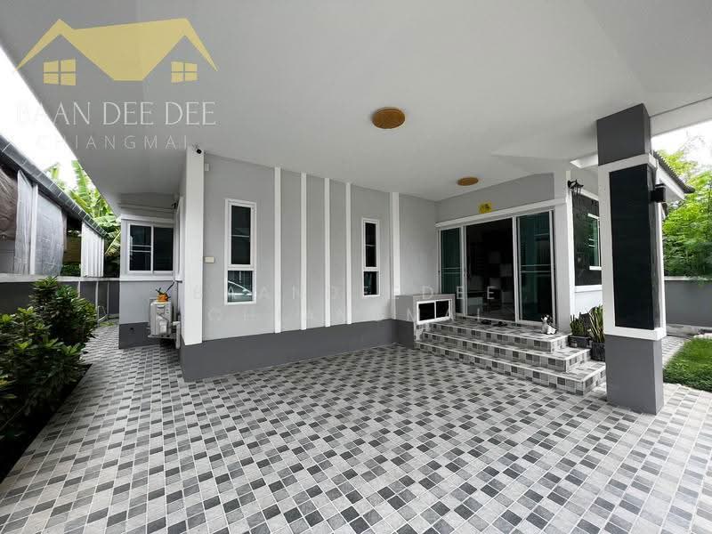 A house for rent near Big C Mae Hia, Chiang Mai Rental Price: 25,000 THB / month Property No.9H664, Chiang Mai, San Phak Wan, Hang Dong, Chiang Mai, 3 Bedrooms, 100 sqm, Single Detached House For Rent, by Baandeedee Chiangmai, 500641881 - DDproperty.com