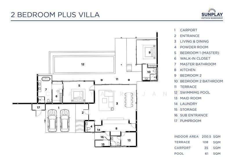 Sunplay Pattaya-Bangsaray, Chon Buri (Pattaya), Bang Sa-re, Sattahip, Chon Buri (Pattaya), 3 Bedrooms, 384 sqm, Villa For Sale, by Chanya Rojana, 500642021 - DDproperty.com