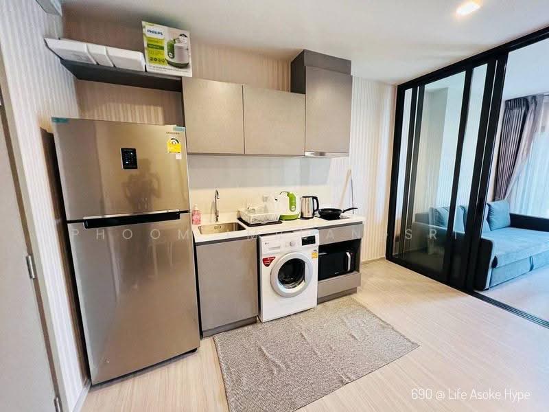 Life Asoke Hype, Bangkok, 339 Chaturathit Rd, Makkasan, Ratchathewi, Bangkok, 1 Bedroom, 35 sqm, Condo For Rent, by Phoom Imruangsri, 500642402 - DDproperty.com