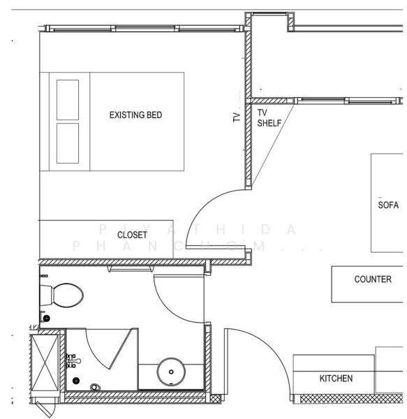 Click Condo Sukhumvit 65, Bangkok, 101 Soi Sukhumvit 65 Sukhumvit Road, Phra Kanong Nua, Watthana, Bangkok, 1 Bedroom, 33 sqm, Condo For Rent, by Piyathida Phanchomphu, 500642929 - DDproperty.com