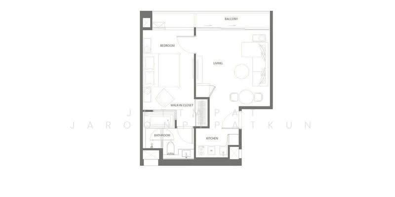 The Strand Thonglor, Bangkok, 36 Soi Sukhumvit 55, Khlong Tan Nua, Watthana, Bangkok, 1 Bedroom, 48 sqm, Condo For Sale, by Jettapat Jaroonpipatkun, 500645186 - DDproperty.com