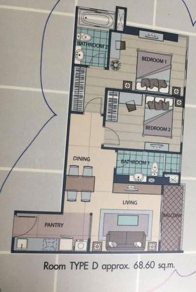 The Link Sukhumvit 50, Bangkok, Soi Sukhumvit 50, Sukhumvit Road, Phra Kanong, Khlong Toei, Bangkok, 2 Bedrooms, 68 sqm, Condo For Sale, by Kornkanok Sonvichai, 500645243 - DDproperty.com