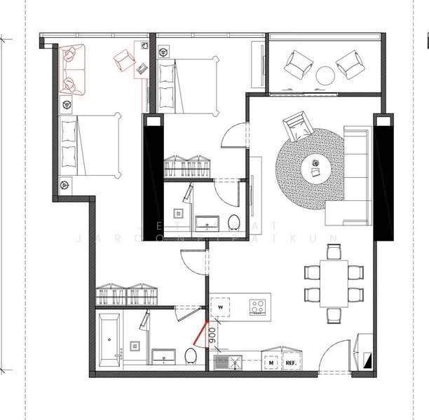 185 Rajadamri, Bangkok, 185 Rajadamri Road, Lumphini, Pathum Wan, Bangkok, 2 Bedrooms, 102 sqm, Condo For Sale, by Jettapat Jaroonpipatkun, 500645423 - DDproperty.com