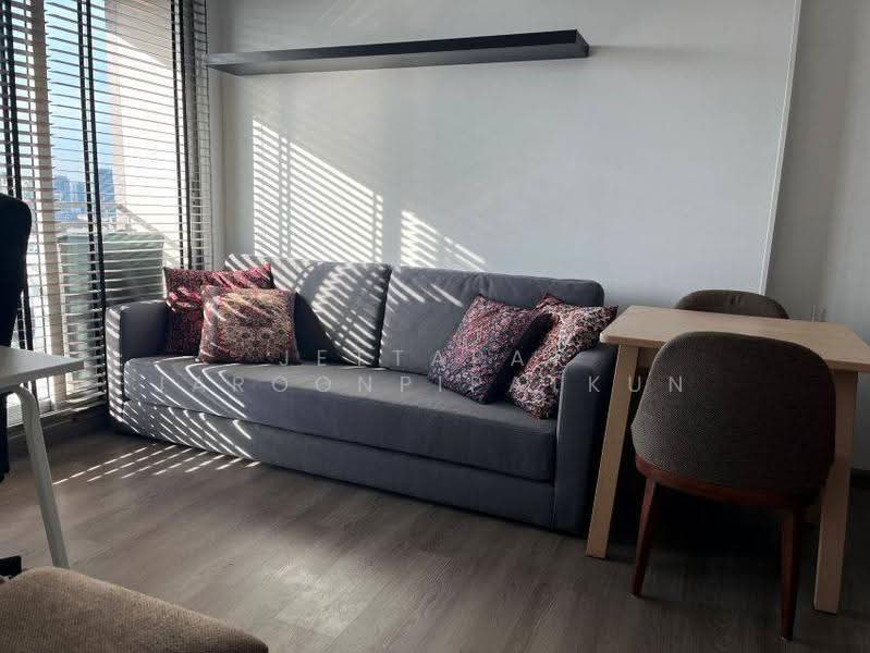 Thru Thonglor, Bangkok, Petchaburi Road, Bang Kapi, Huai Khwang, Bangkok, 1 Bedroom, 31 sqm, Condo For Rent, by Jettapat Jaroonpipatkun, 500645538 - DDproperty.com