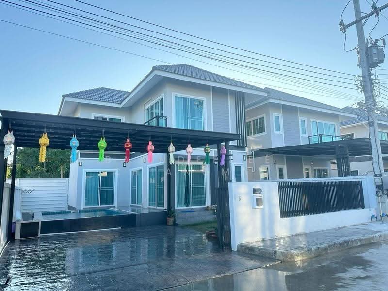 Luxury Pool Villa for Rent near Mae Kuang Market,Chiang Mai Rental Price: 30,000 THB/month No.12P019, Chiang Mai, San Na Moeng, San Sai, Chiang Mai, 3 Bedrooms, 150 sqm, Single Detached House For Rent, by Baandeedee Chiangmai, 500647849 - DDproperty.com