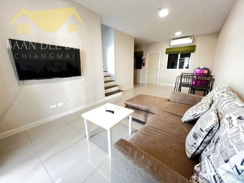 Townhome for rent near Big C Don Chan, Chiang Mai Rental Price: 16,000 THB / month No.7H003, Chiang Mai, Tha Sa La, Muang Chiang Mai, Chiang Mai, 3 Bedrooms, 120 sqm, Townhouse For Rent, by Baandeedee Chiangmai, 500648132 - DDproperty.com