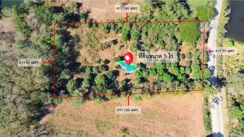 Land for sale in Chiang Khan near Walking Street. near tourist attract, Loei, Chiang Khan, Loei, , 8,000 sqm, Land For Sale, by ID line jongtumsaroch, 500648153 - DDproperty.com