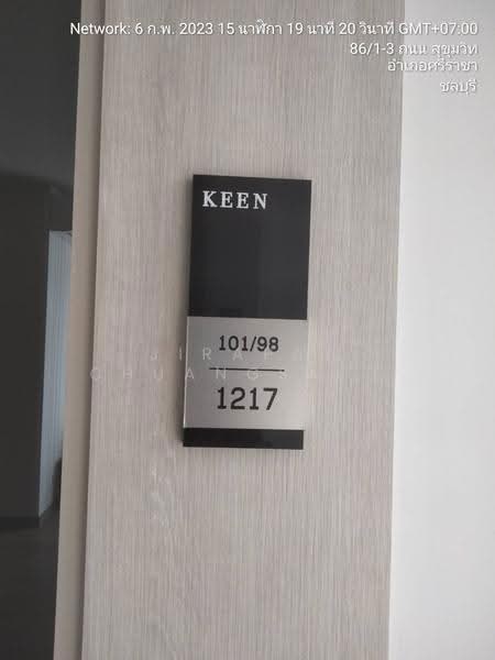 Keen Centre Sriracha, Chon Buri (Pattaya), 95/5 Sukhumvit Rd, Si Racha, Chon Buri (Pattaya), 2 Bedrooms, 64 sqm, Condo For Rent, by Jirapat Chuangsawadsak, 500648264 - DDproperty.com