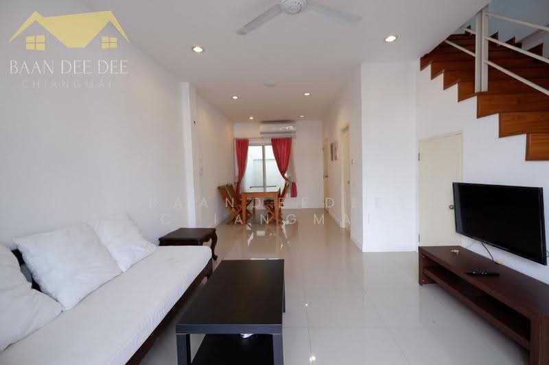 Townhome for rent near Sarasas Witaed Chiang Mai School, Rental Price: 14,000 THB / month No.1H134, Chiang Mai, Tha Sa La, Muang Chiang Mai, Chiang Mai, 3 Bedrooms, 110 sqm, Townhouse For Rent, by Baandeedee Chiangmai, 500652410 - DDproperty.com