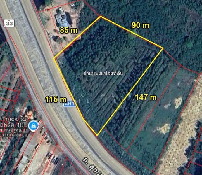 Land for sale in Pho Ngam: 5 rai, located along the Suwannason Road (Route 33), Prachin Buri, Pho-Ngam, Prachantakham, Prachin Buri, , 9,188 sqm, Land For Sale, by RICHWELL INTERPLUS, 500653175 - DDproperty.com