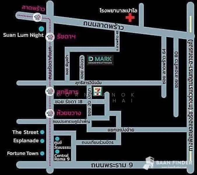 D Mark Condo @Sutthisan : ดีมาร์ก คอนโด @สุทธิสาร, กรุงเทพ, ถนนสุทธิสารวินิจฉัย, สามเสนนอก, ห้วยขวาง, กรุงเทพ, 29 ตร.ม., คอนโด ขาย, โดย Kornkanok Sonvichai, 500653940 - DDproperty.com