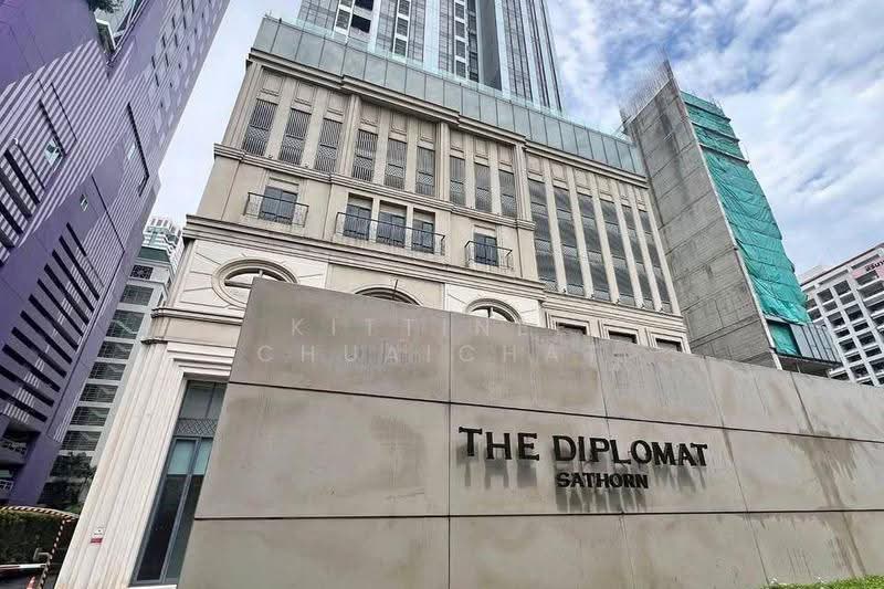 The Diplomat Sathorn, Bangkok, 158 Sathorn Nua Road, Silom, Bang Rak, Bangkok, 2 Bedrooms, 69 sqm, Condo For Rent, by Kittinee Chuaichat, 500655660 - DDproperty.com