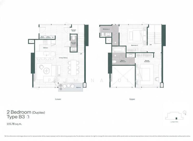 Dusit Central Park (Residences), Bangkok, 946 Rama 4 Road, Silom, Bang Rak, Bangkok, 2 Bedrooms, 122 sqm, Condo For Sale, by Prem Narula, 500656648 - DDproperty.com