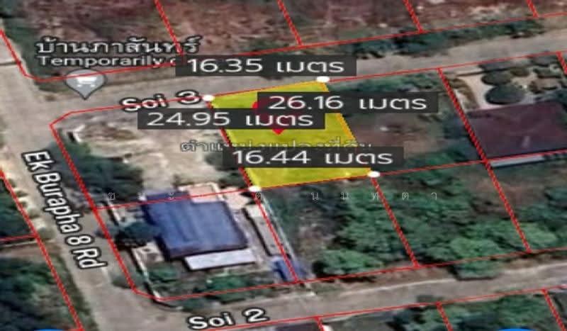 เมืองเอก ซอยเอกบูรพา 8 แยก 3, ปทุมธานี, หลักหก, เมืองปทุมธานี, ปทุมธานี, 400 ตร.ม., ที่ดิน ขาย, โดย ชนะชาติ นนท์ตา, 500656658 - DDproperty.com