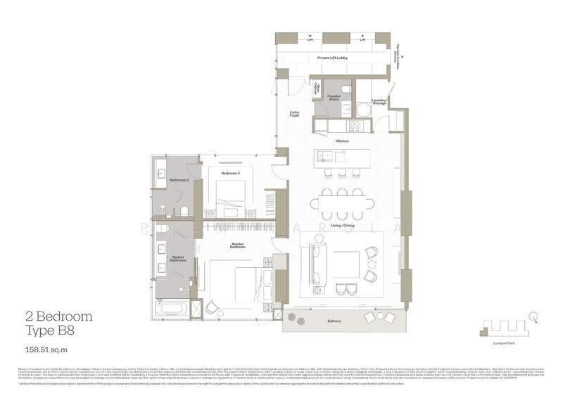 Dusit Central Park (Residences), Bangkok, 946 Rama 4 Road, Silom, Bang Rak, Bangkok, 2 Bedrooms, 159 sqm, Condo For Sale, by Prem Narula, 500656667 - DDproperty.com