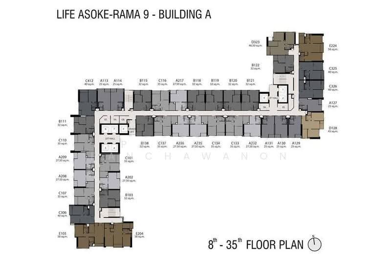 Life Asoke-Rama 9, Bangkok, 626 Asoke-Dindaeng Road, Makkasan, Ratchathewi, Bangkok, 1 Bedroom, 32 sqm, Condo For Sale, by Pawanrat Panchawanon, 500657826 - DDproperty.com