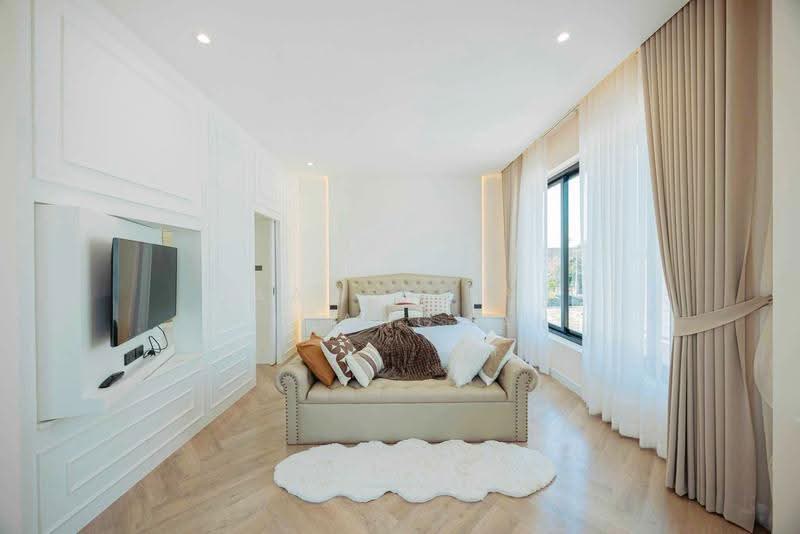 Luxury Pool Villa for Rent near Mae Hia Market, Chiang Mai Rental Price: 150,000 THB /month No.9P032, Chiang Mai, Mae Hia, Muang Chiang Mai, Chiang Mai, 4 Bedrooms, 400 sqm, Single Detached House For Rent, by Baandeedee Chiangmai, 500658112 - DDproperty.com