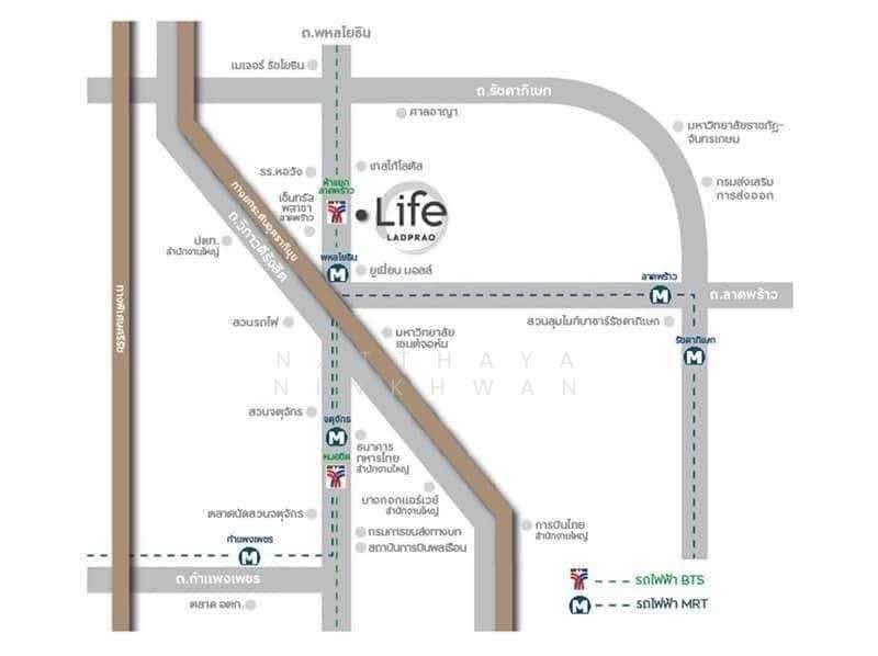 Life Ladprao : ไลฟ์ ลาดพร้าว, กรุงเทพ, 992 ถนนลาดพร้าว, จอมพล, จตุจักร, กรุงเทพ, 35 ตร.ม., คอนโด ให้เช่า, โดย Natthaya Ninkhwan, 500661967 - DDproperty.com