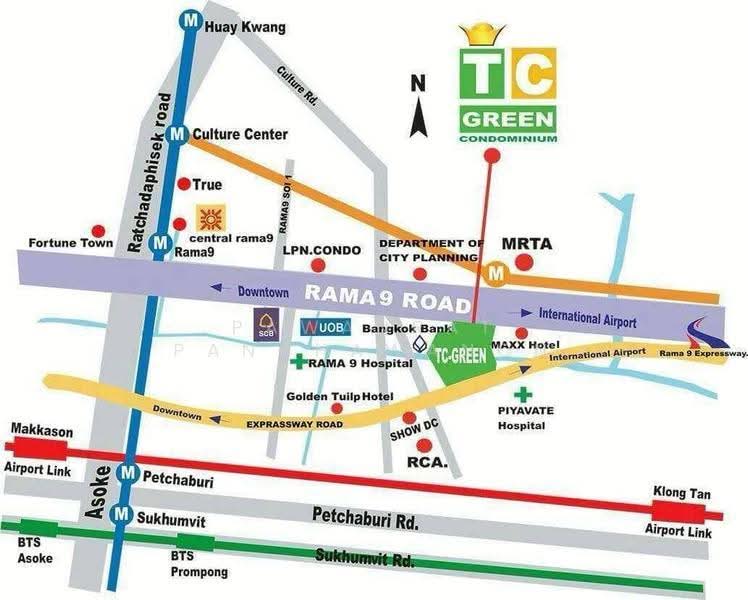 TC Green Rama 9, Bangkok, Rama 9 Road, Huai Khwang, Bangkok, 2 Bedrooms, 57 sqm, Condo For Sale, by Pawanrat Panchawanon, 500664835 - DDproperty.com